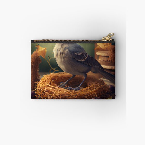 Item preview, Mockingbirds Meal and Journey Digital Painting designed and sold by CodeAndColors.
