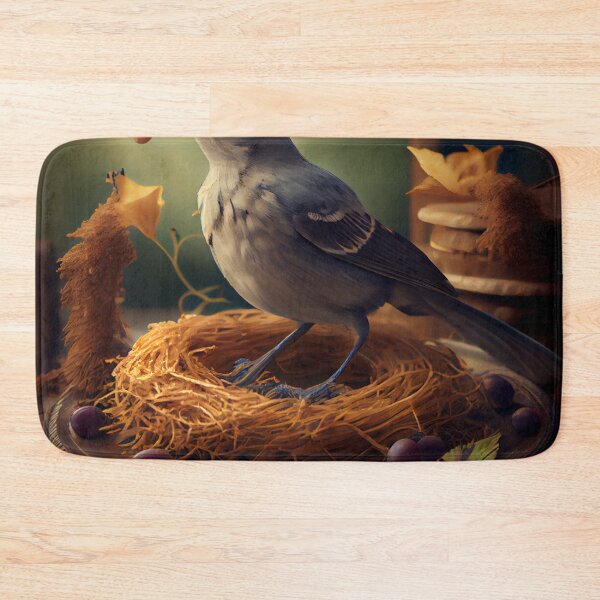 Item preview, Mockingbirds Meal and Journey Digital Painting designed and sold by CodeAndColors.