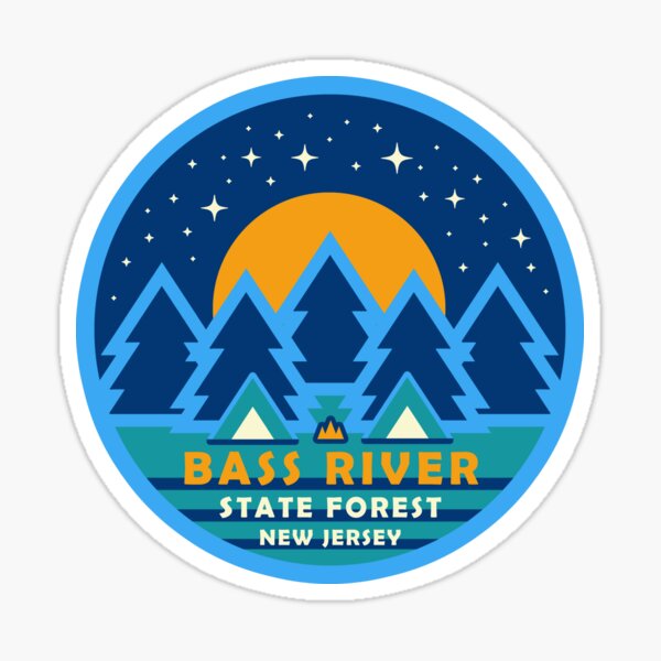 Item preview, Bass River State Forest Starry Sky Logo designed and sold by VanyaKar.