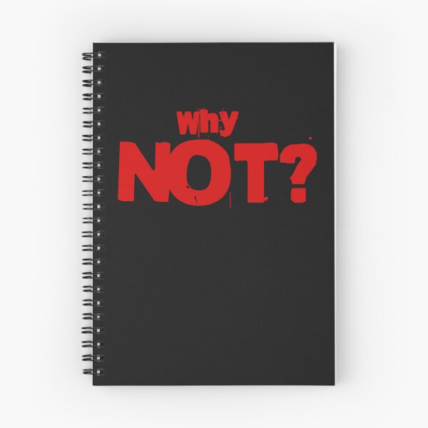 Item preview, Why NOT - red letters designed and sold by ForecastVSN.