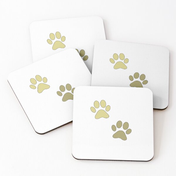 Item preview, dog's paws stickers - dirty green designed and sold by Kiniusia.