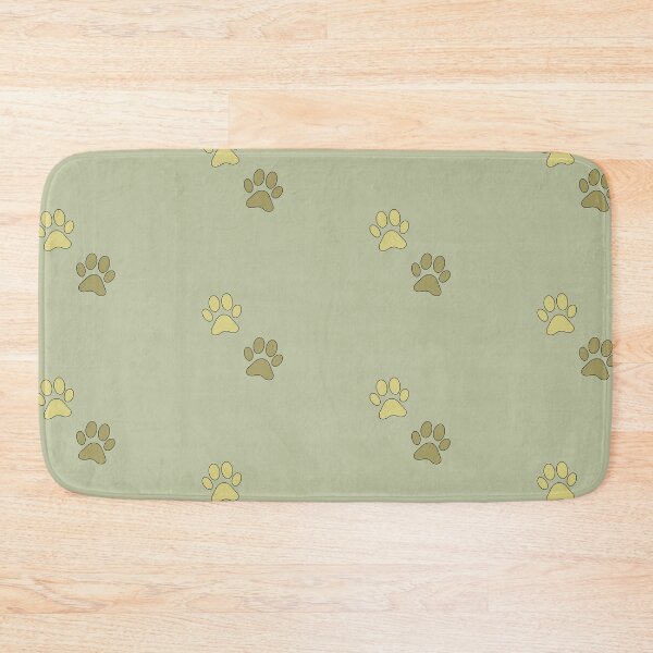 Item preview, dog's paws stickers - dirty green designed and sold by Kiniusia.