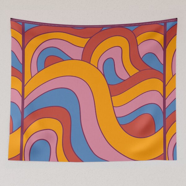 Item preview, Rainbow psychedelic pattern designed and sold by HalcyonFairy.