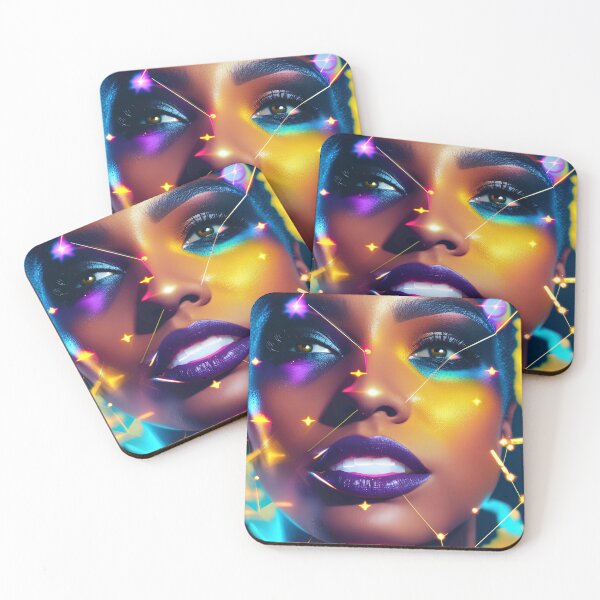 Item preview, Extravagant Lights Lady Portrait designed and sold by PopOptikal.