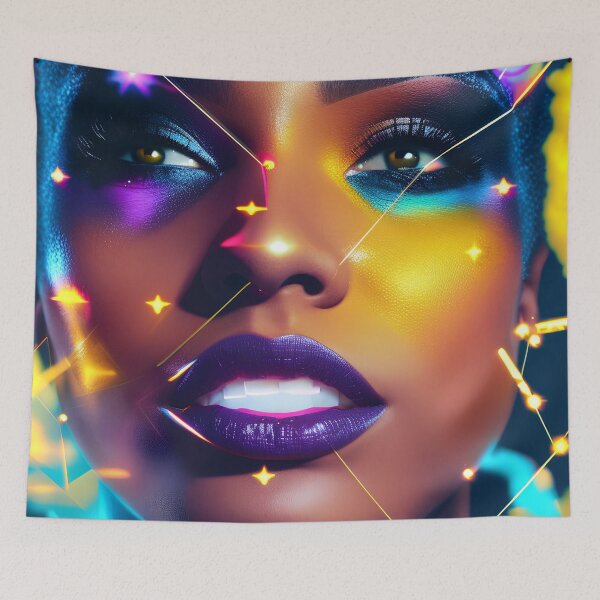 Item preview, Extravagant Lights Lady Portrait designed and sold by PopOptikal.