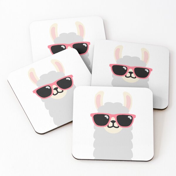 Item preview, Alpaca with sunglasses designed and sold by Leo's Alpaca store.