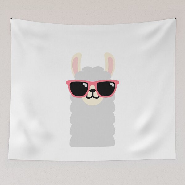Item preview, Alpaca with sunglasses designed and sold by Leo's Alpaca store.