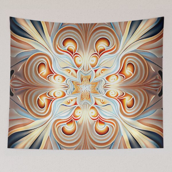 Aperçu de l'œuvre Light Eclectic Pattern Digital Painting créée et vendue par CodeAndColors.