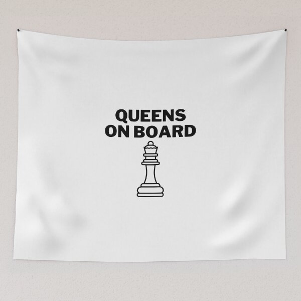 Item preview, Chess Queens On board designed and sold by OverNinthCloud.