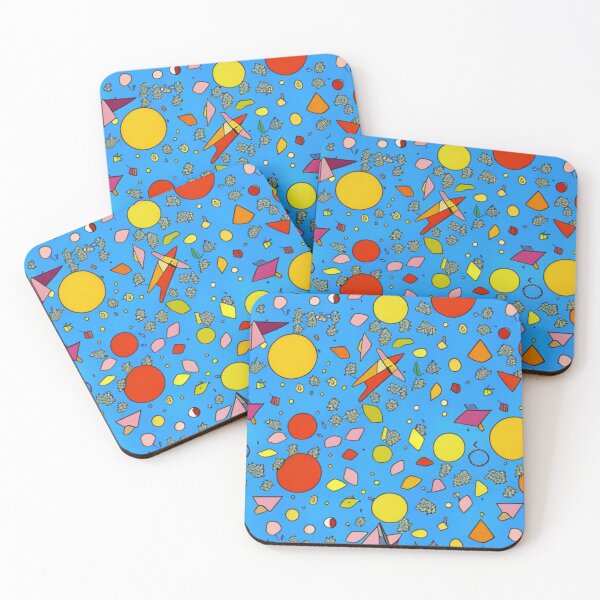 Item preview, Colorful Space Invasion Spaceship Planets Pattern Design  designed and sold by Myriam-BR.