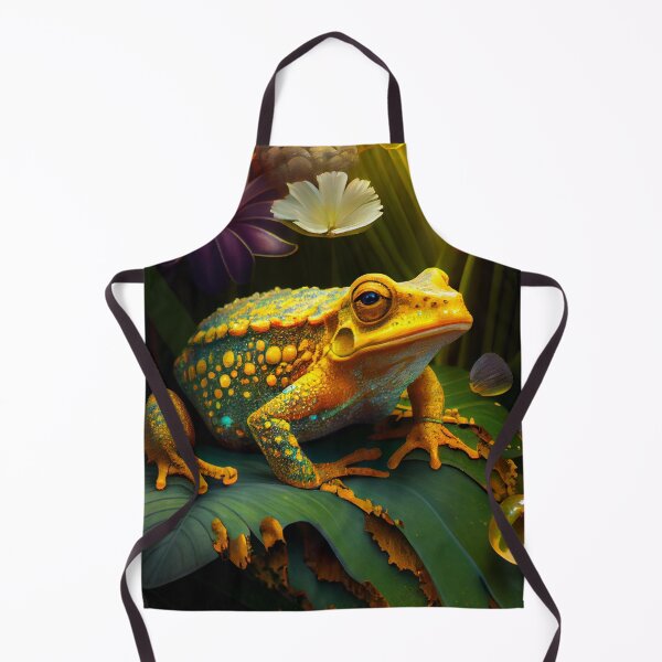 Artikelvorschau, The Banana Toads Glittering Abundance Digital Painting entworfen und verkauft von CodeAndColors.