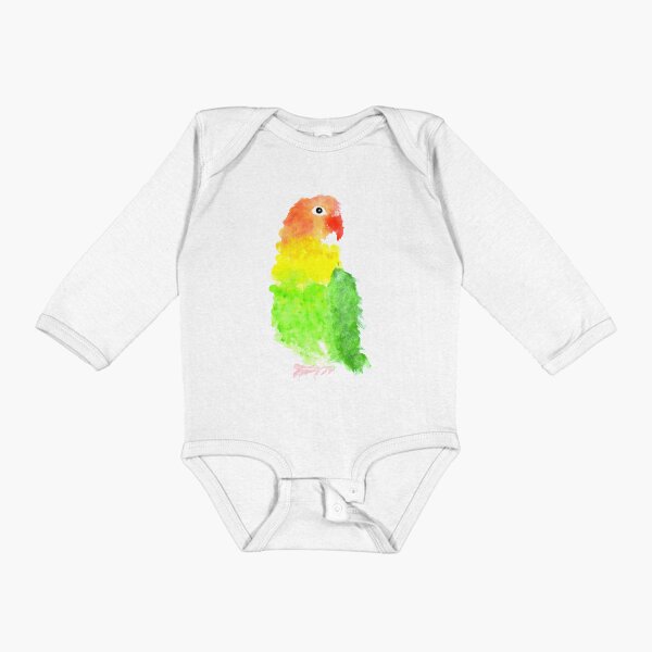 Polly want a Cracker Long Sleeve Baby One-Piece