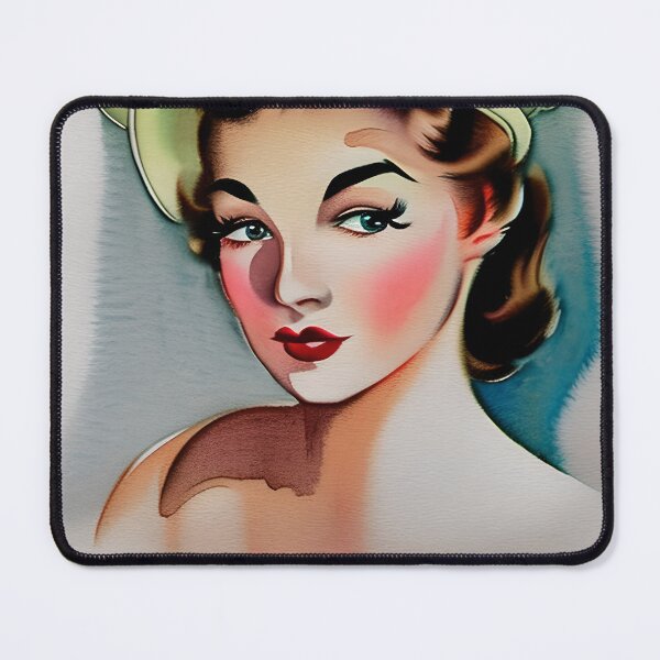 Item preview, Gorgeous retro  lady designed and sold by craftybluebells.
