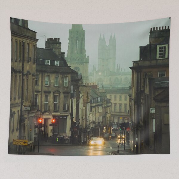 Item preview, Misty Morning on Lansdown Road designed and sold by Rowena Ko.