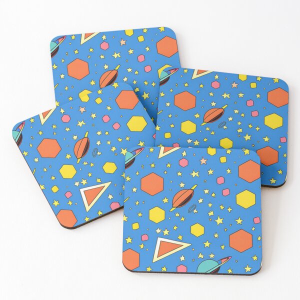 Item preview, Colorful Spaceship Stars Comic Kids Theme Pattern Design designed and sold by Myriam-BR.