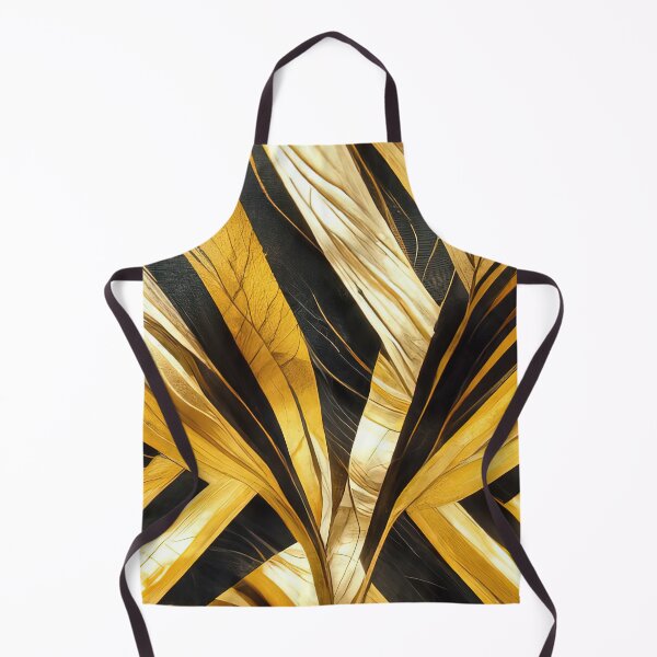 Item preview, Ebony and gold shapes in organic contrast designed and sold by alvoairt.