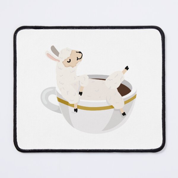 Item preview, Alpaca in a teacup designed and sold by Leo's Alpaca store.