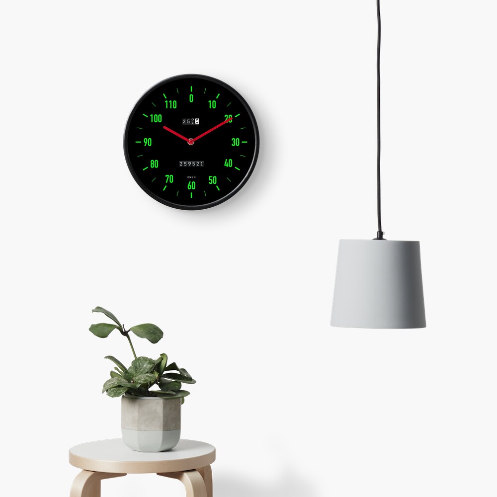 Retro car speedometer wall clock Clock