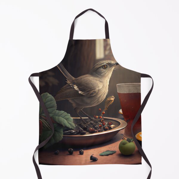 Item preview, Mockingbirds Meal and Journey Digital Painting designed and sold by CodeAndColors.