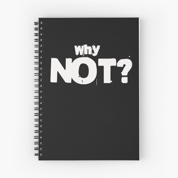 Item preview, Why NOT - white letters designed and sold by ForecastVSN.