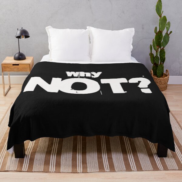 Item preview, Why NOT - white letters designed and sold by ForecastVSN.