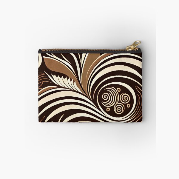 Item preview, Brown Modern Coastal Pattern Digital Painting designed and sold by CodeAndColors.