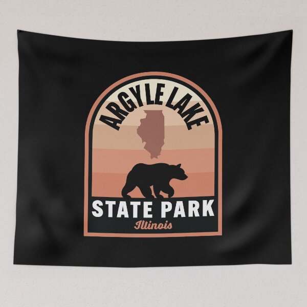 Item preview, Argyle Lake State Park IL Bear designed and sold by HalpinDesign.