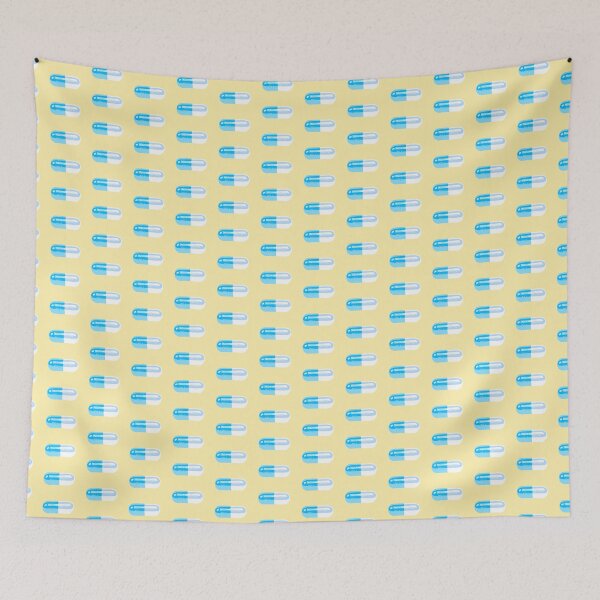 Item preview, Blue Chill Pill Yellow designed and sold by JaymieMetz.