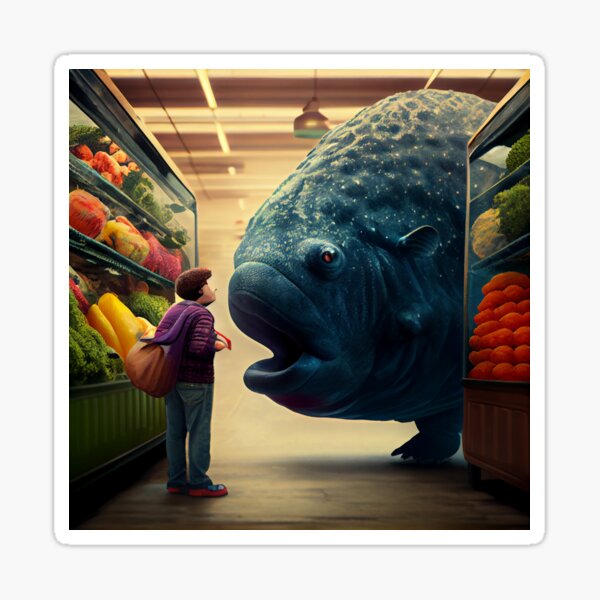 Item preview, Produce Encounter Digital Painting designed and sold by CodeAndColors.