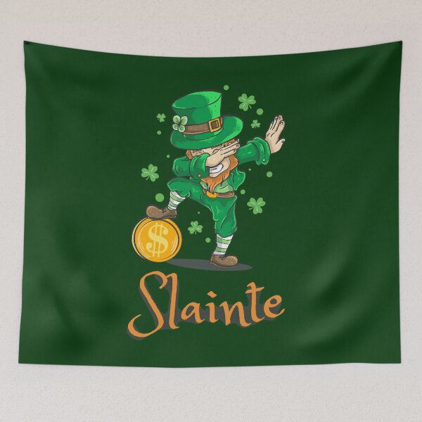 Item preview, Slainte. Funny Saint Patricks Day Dabbing Leprechaun designed and sold by Rebel-Design.