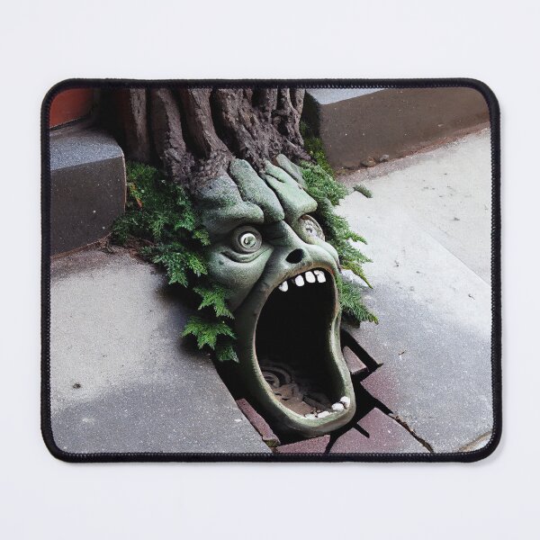 Item preview, Spruce in the Pavement Open Jaw. Digital Painting designed and sold by CodeAndColors.