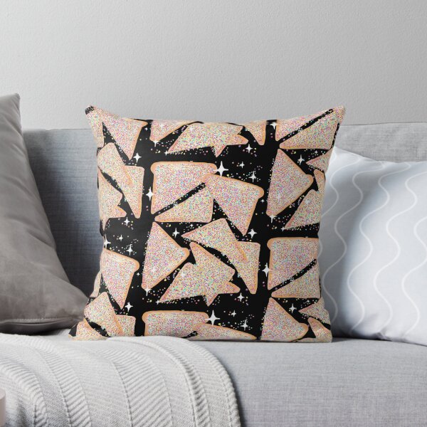 Cosmic Fairy Bread - Original Throw Pillow