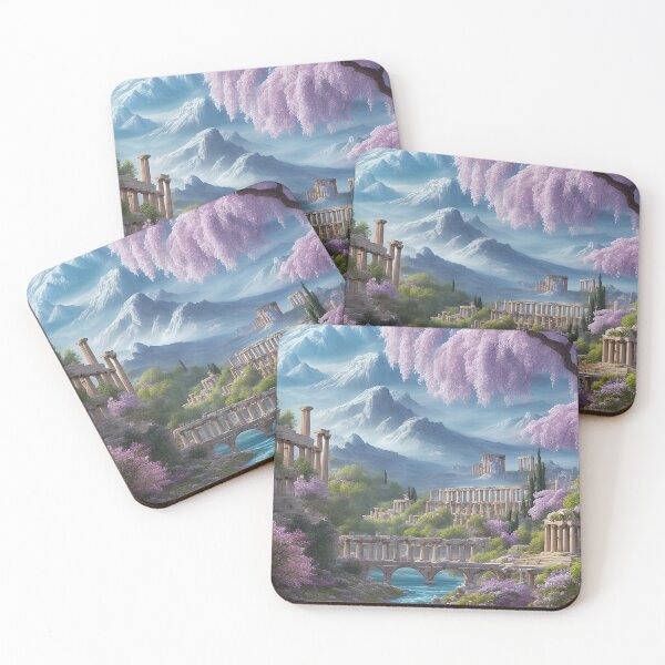 Item preview, Ethereal ancient Greek fantasy city designed and sold by RK - Shop.