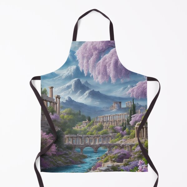 Item preview, Ethereal ancient Greek fantasy city designed and sold by RK - Shop.