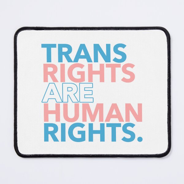 Item preview, Trans Rights Are Human Rights - Left Outline designed and sold by Thelittlelord.