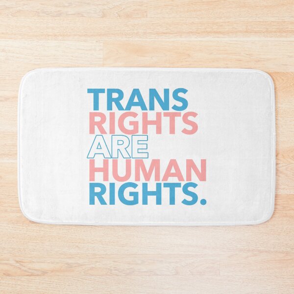 Item preview, Trans Rights Are Human Rights - Left Outline designed and sold by Thelittlelord.