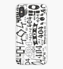 Error 404 - not found iPhone Case