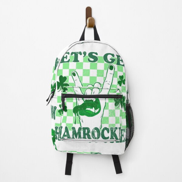 Item preview, Let's get shamrocked Saint Patrick's Day Rock hand symbol designed and sold by Deco-Design.