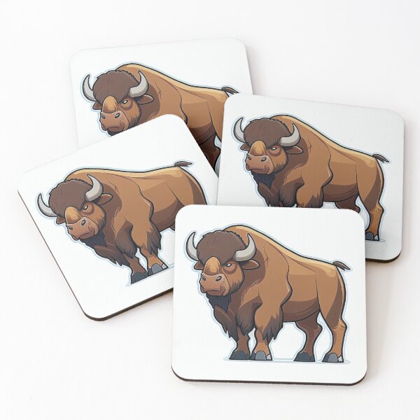 Item preview, Standing large buffalo designed and sold by Neonmountain.