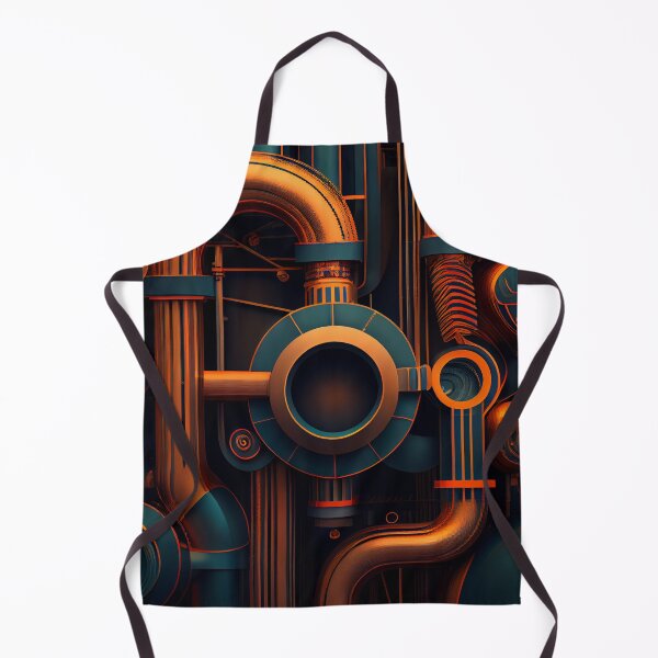 Artikelvorschau, Dreamy Dynamic Industrial Pattern Digital Painting entworfen und verkauft von CodeAndColors.