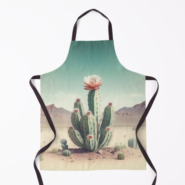 Item preview, Cactus with pink blooming flower designed and sold by Neonmountain.