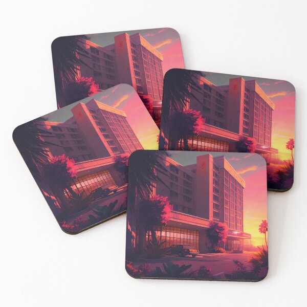 Item preview, Spring Sunsets in the Hotel Digital Painting designed and sold by CodeAndColors.