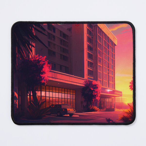 Item preview, Spring Sunsets in the Hotel Digital Painting designed and sold by CodeAndColors.