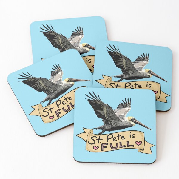 Item preview, St Pete Full Pelican  designed and sold by Sparkleweather.