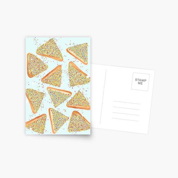 Fairy Bread | Blue Postcard