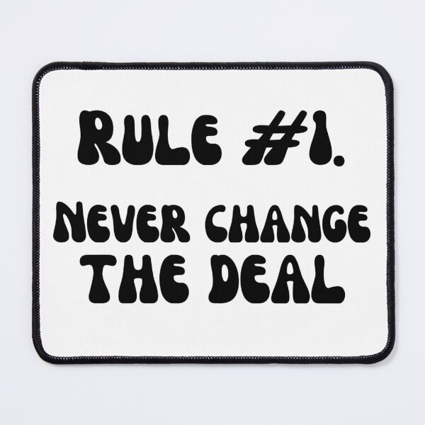Item preview, Rule 1-Black designed and sold by DrawingAndText.