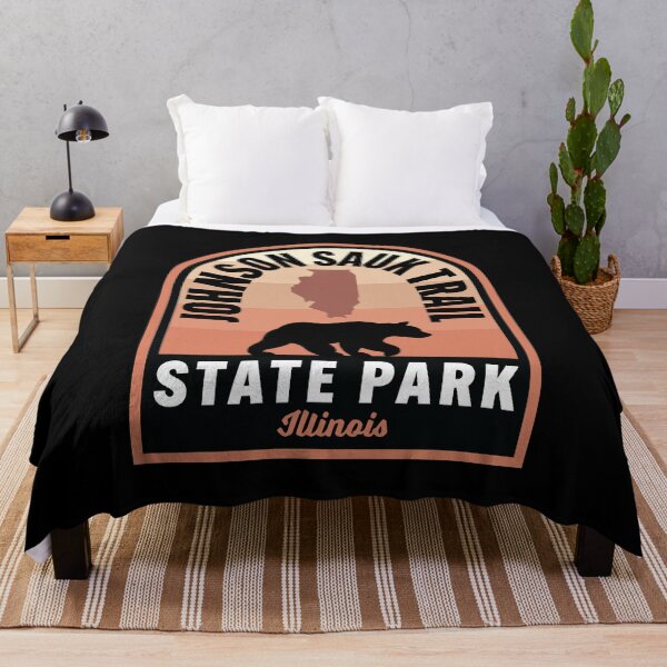 Item preview, Johnson Sauk Trail State Park IL Bear designed and sold by HalpinDesign.