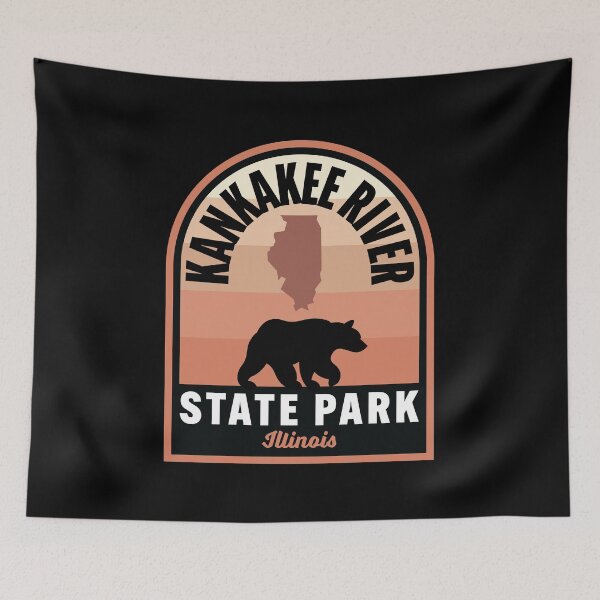 Item preview, Kankakee River State Park IL Bear designed and sold by HalpinDesign.