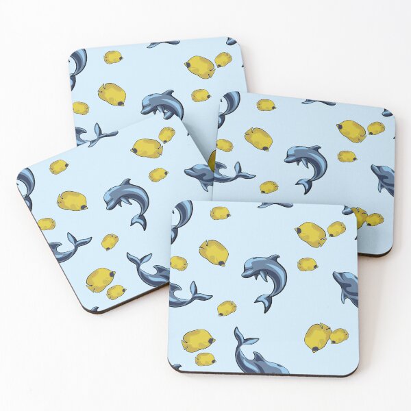 Item preview, Minimalist Bottlenose Dolphins designed and sold by InkLayer.