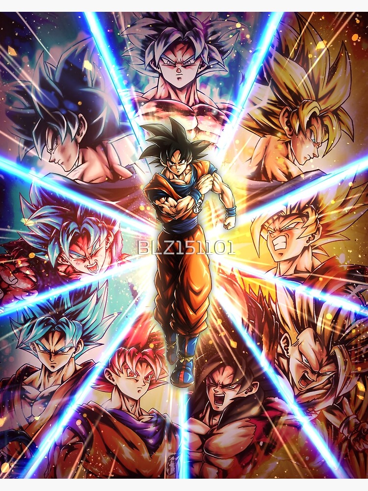 Son Goku Sayajin 3 | Art Board Print